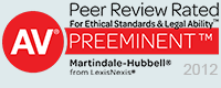 Peer Review Rated AV Preeminent